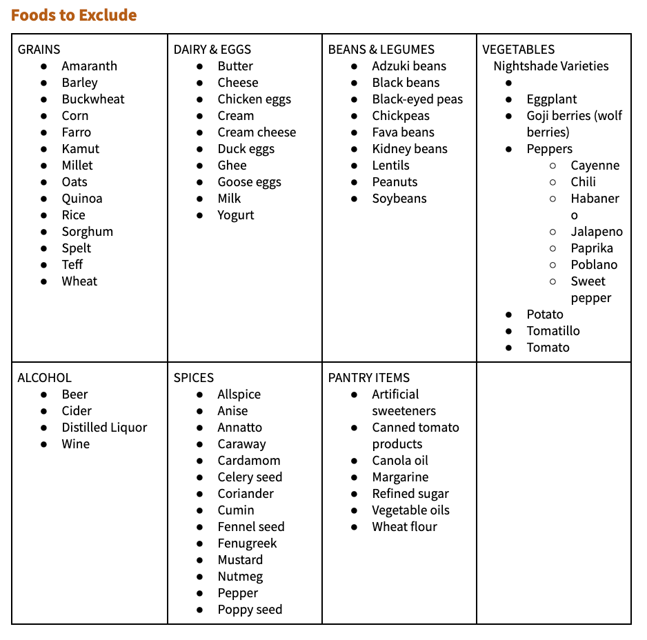 Autoimmune Protocol Diet, Simplified.